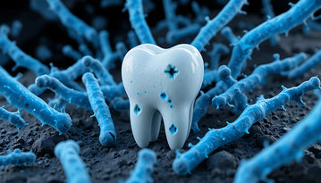 cavity, tooth, bacteria, caries, streptococcus mutans, a picture of a tooth and cavity formation due to bacteria
