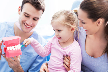 family with dental health