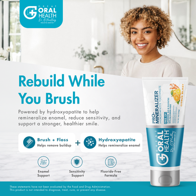 ProMineralizer™ Fluoride-Free Toothpaste with Nano Hydroxyapatite (Citrus Blast)