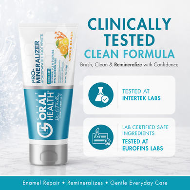 ProMineralizer™ Fluoride-Free Toothpaste with Nano Hydroxyapatite (Citrus Blast)