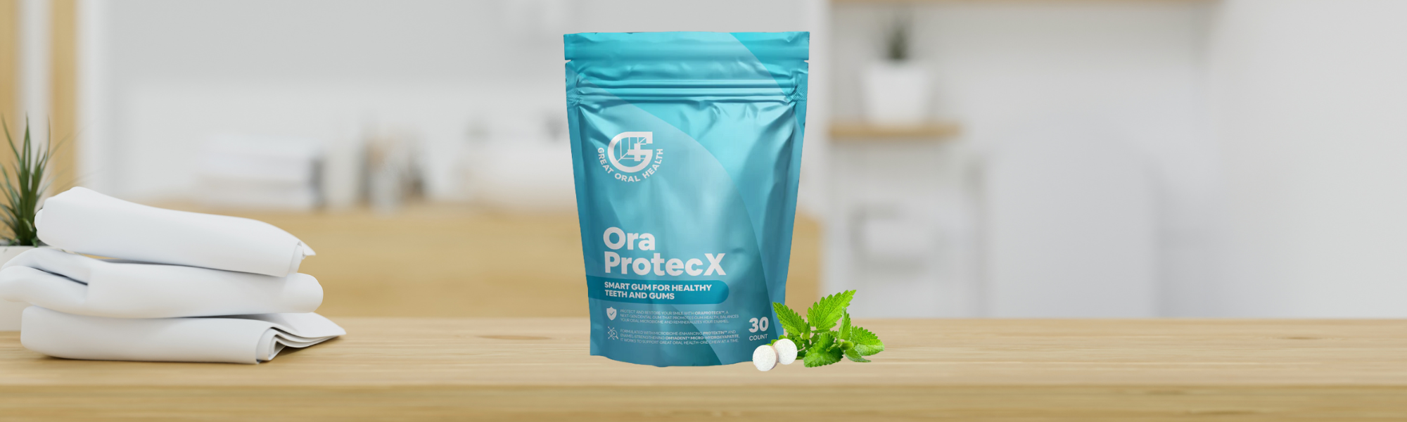OraProtecX™ Remineralizing, Sugar Blocker Gum