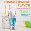 Kids Yummy Orange Flavored Nano Hydroxyapatite Fluoride Free Toothpaste