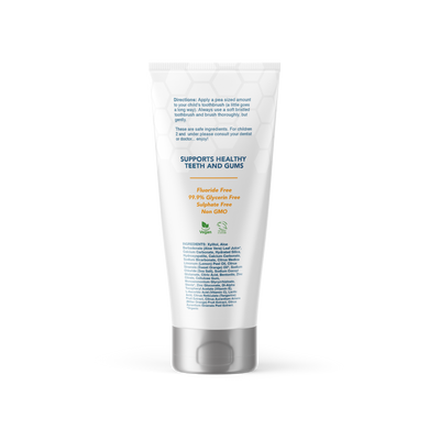 Kids Yummy Orange Flavored Nano Hydroxyapatite Fluoride Free Toothpaste